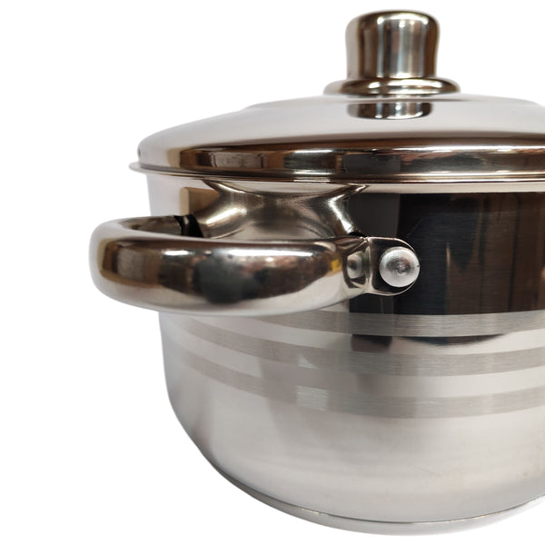 CACEROLA INOX. 20CM 0,6MM OSLO VITTA