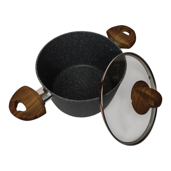 CACEROLLA INDUCCION GRANITO 20CM BAROLY