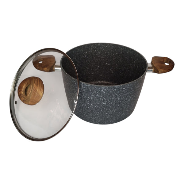 CACEROLLA INDUCCION GRANITO 24CM BAROLY