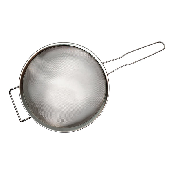 COLADOR MALLA CON SOPORTE INOX. 28,5CM MULTIMENAJE