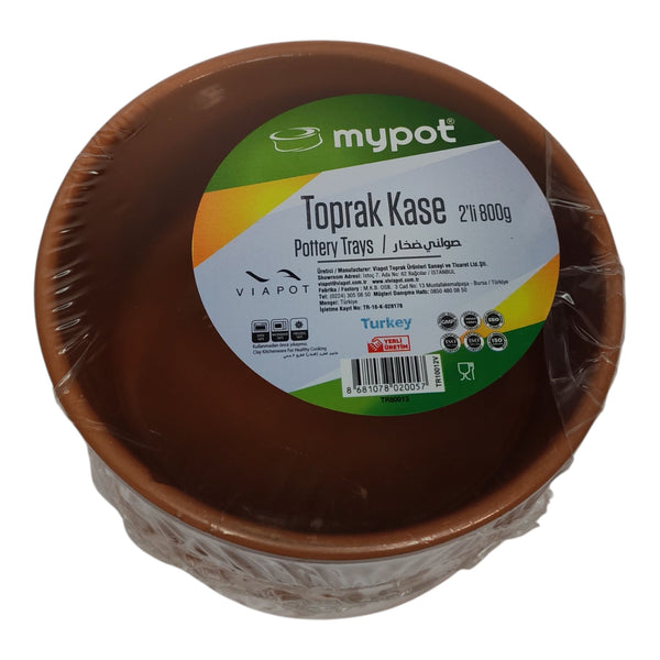 POCILLO SET 2 ARCILLA ENLOZADO 16X6 VIAPOT