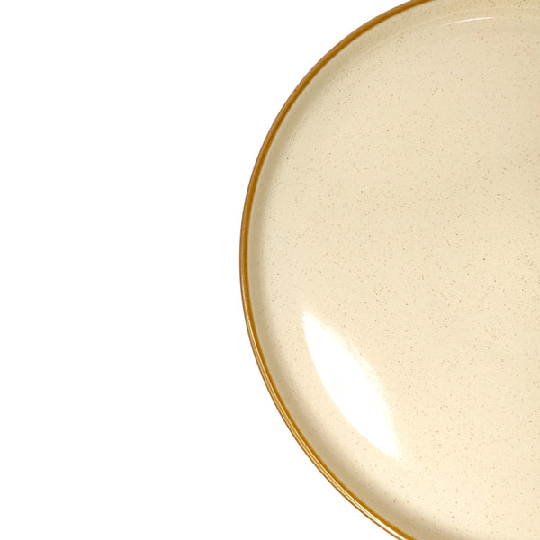 PLATO BASE CERAMICA BEIGE 26,5CM MULTIMENAJE