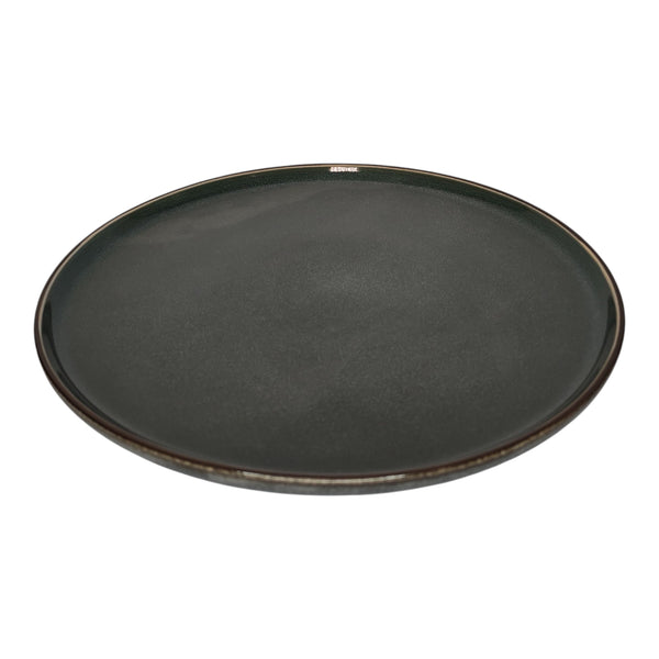 PLATO BASE CERAMICA VERDE 26,5CM MULTIMENAJE