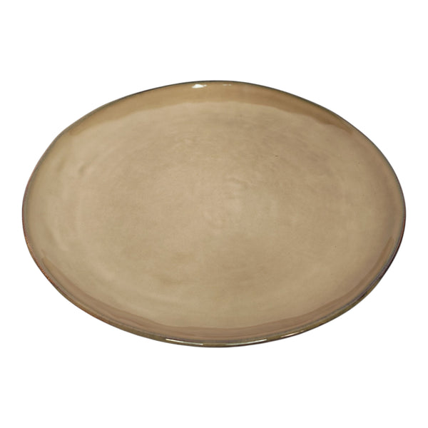 PLATO BASE CERAMICA BEIGE 27,3CM MULTIMENAJE