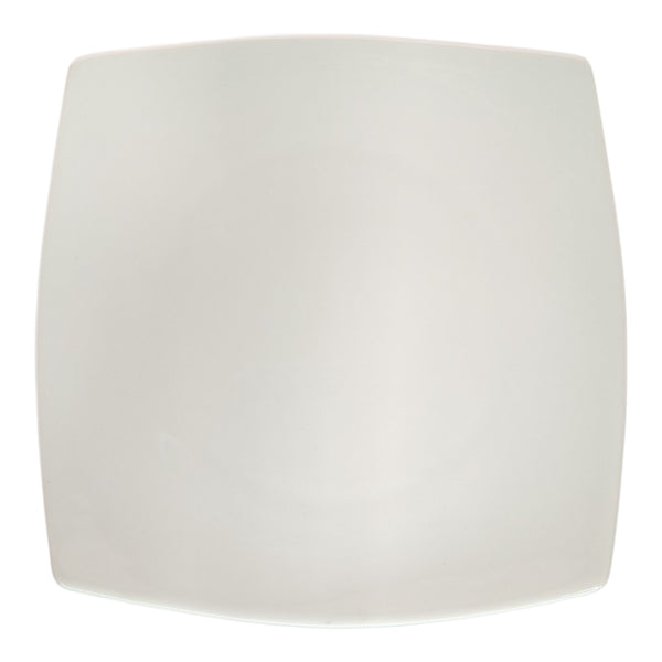 PLATO CUADRADO PORCELANA BLANCA 17,5 CM MULTIMENAJE