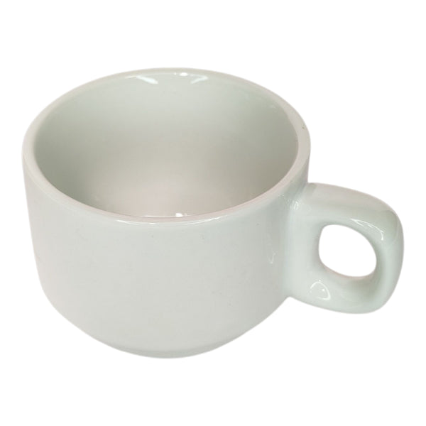 TAZA CAFE PORCELANA BLANCA 100 CC MULTIMENAJE