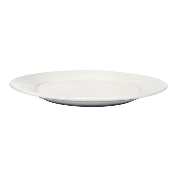 PLATO BASE PORCELANA BLANCA 25,5 CM MULTIMENAJE