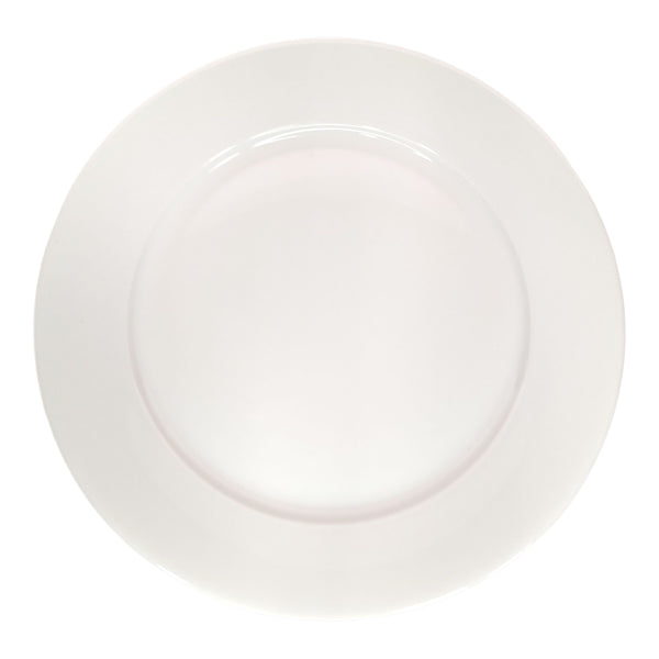 PLATO BASE PORCELANA BLANCA 25,5 CM MULTIMENAJE