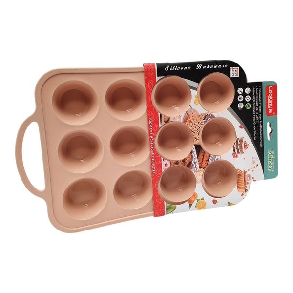 MOLDE 12 QUEQUES SILICONA REFORZADO COOKSTYLE