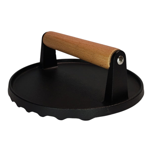 PRENSA PARA HAMBURGUESA HIERRO FUNDIDO 18CM MULTIMENAJE