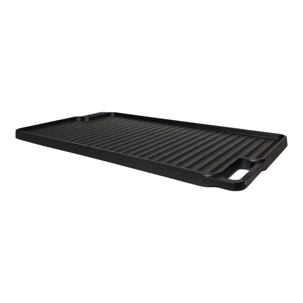 PLANCHA REVERSIBLE HIERRO FUNDIDO 46X26 MULTIMENAJE