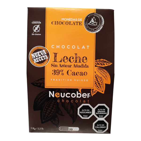 COBERTURA 808 MONEDA LECHE SIN AZÚCAR NEUCOBER