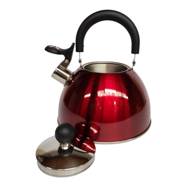 TETERA INOX. ROJA 2,5 LTS MULTIMENAJE