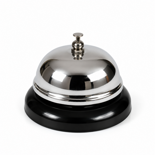 Timbre de Recepción Call Bell 9 cm Plateado - Multimenaje