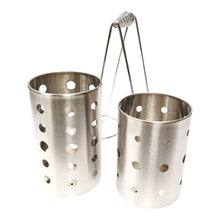 PORTA SERVICIOS INOX. DOS DEPOSITOS 18X6X28 MULTIMENAJE