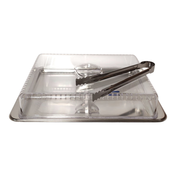 Porta Fiambre Lyon Con Tapa  Acrílica 25x19cm - Brinox