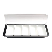 DISPENSADOR CONDIMENTOS BAR 5 DIVISIONES MULTIMENAJE