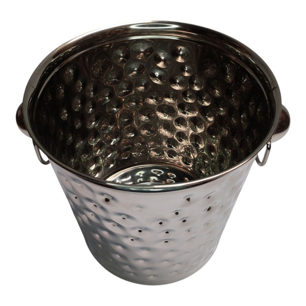 BALDE HIELO INOX. MARTILLADO 20,5X21,5CM MULTIMENAJE