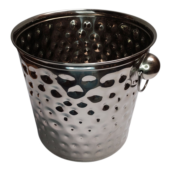 BALDE HIELO INOX. MARTILLADO 25X21,5CM MULTIMENAJE