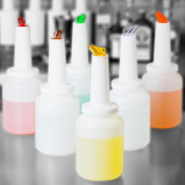 Botella Bar Plastica Blanca 20,5x12,5x12,5cm - Multimenaje