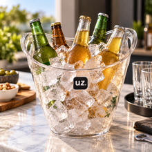 Balde para Hielo Poliestireno Transparente 3,3 L - Uz