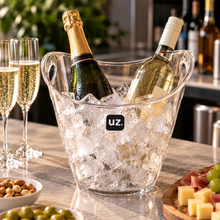 Balde para Hielo Poliestireno Transparente 3,3 L - Uz