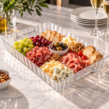Bandeja Rectangular Poliestireno Transparente 45,5x30 cm - Uz