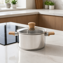 Batería De Cocina Para Inducción 6 Piezas Acero Inoxidable Plateado Norwich - Vitta