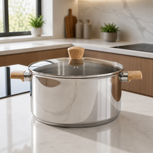 Batería De Cocina Para Inducción 6 Piezas Acero Inoxidable Plateado Norwich - Vitta