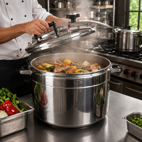 Olla Presión Aluminio 50L Con Asa - Condor