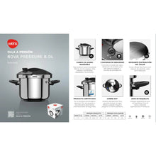 OLLA PRESION INOX. 8LT NOVA PRESSURE WENS