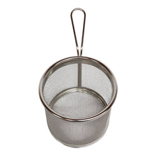 CANASTO REDONDO FREIR PRESENTACION ACERO 11X8,5 MULTIMENAJE 11X8,5 CM