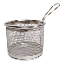 CANASTO REDONDO FREIR PRESENTACION ACERO 11X8,5 MULTIMENAJE 11X8,5 CM