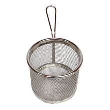 CANASTO REDONDO FREIR PRESENTACION ACERO 11X8,5 MULTIMENAJE 11X8,5 CM