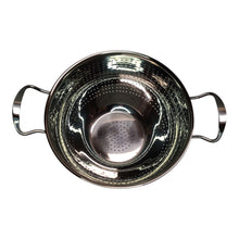 COLADOR INOX. CON ASAS 25,5CM MULTIMENAJE