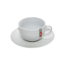 Taza Te Con Platillo Porcelana Blanca 250cc Condor