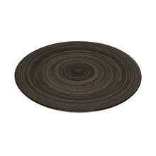 PLATO BASE PORCELANA CAFE GRISACEO 28CM MULTIMENAJE