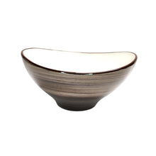 ENSALADERA OVAL PORCELANA CAFE GRISACEO 23,5X22X11,8CM MULTIMENAJE