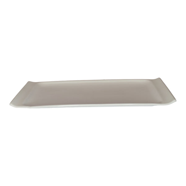 PLATO RECT. PORCELANA BLANCA 30X10CM MULTIMENAJE