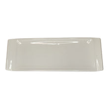 PLATO RECT. PORCELANA BLANCA 30X10CM MULTIMENAJE