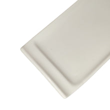 PLATO RECT. PORCELANA BLANCA 30X10CM MULTIMENAJE