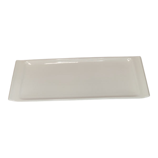 PLATO RECT. PORCELANA BLANCA 35X12,5CM MULTIMENAJE