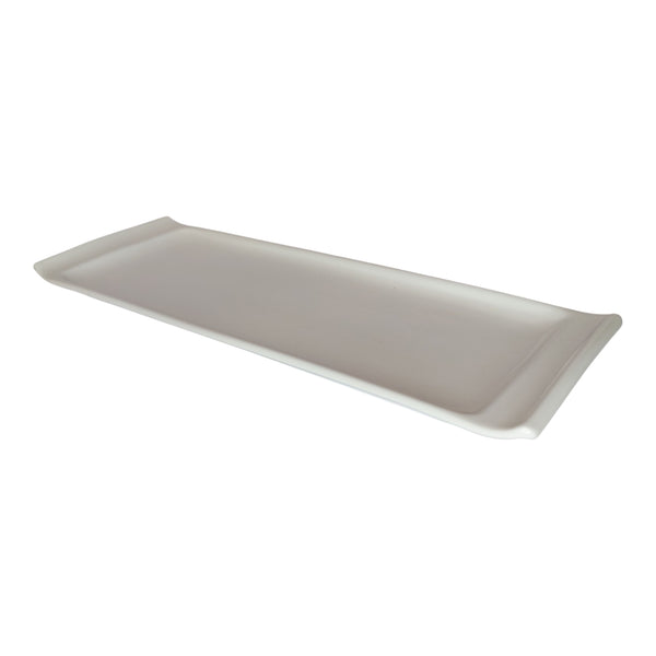 PLATO RECT. PORCELANA BLANCA 35X12,5CM MULTIMENAJE
