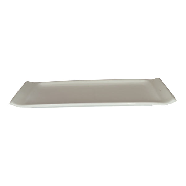 PLATO RECT. PORCELANA BLANCA 40X14CM MULTIMENAJE