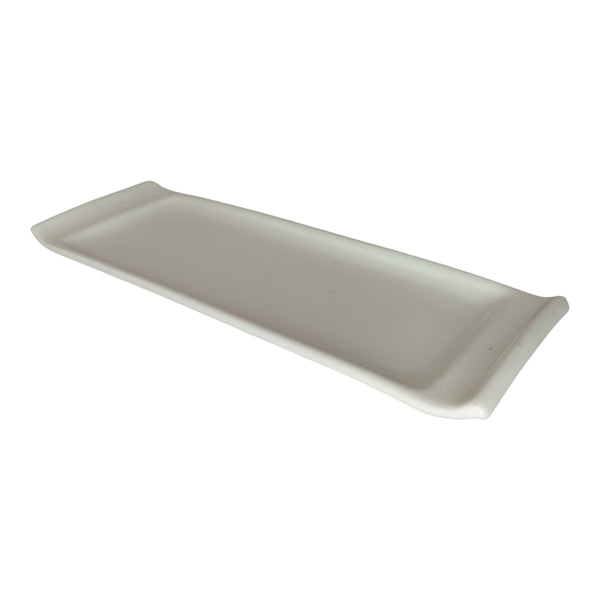 PLATO RECT. PORCELANA BLANCA 40X14CM MULTIMENAJE