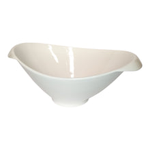 PLATO HONDO OVAL PORCELANA BLANCA 27X17X8,5CM MULTIMENAJE