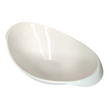 PLATO HONDO OVAL PORCELANA BLANCA 27X17X8,5CM MULTIMENAJE