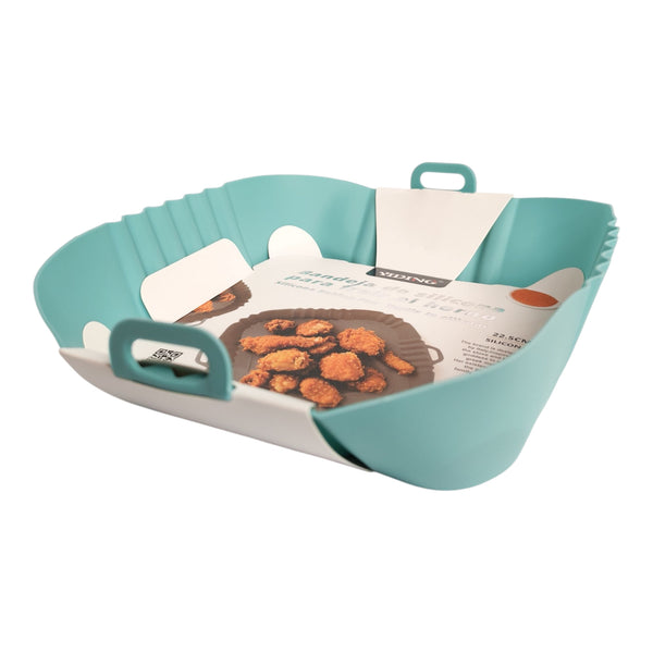 Bandeja Silicona Para Freidora De Aire 22 Cm Multimenaje