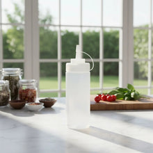 Botella Graduada Para Salsas Plastico Transparente 24oz 690ml - Multimenaje