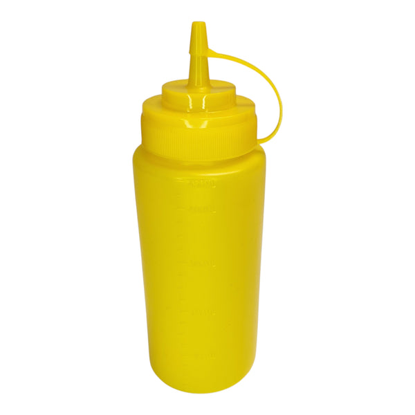 BOTELLA PARA SALSAS AMARILLA 450ML MULTIMENAJE